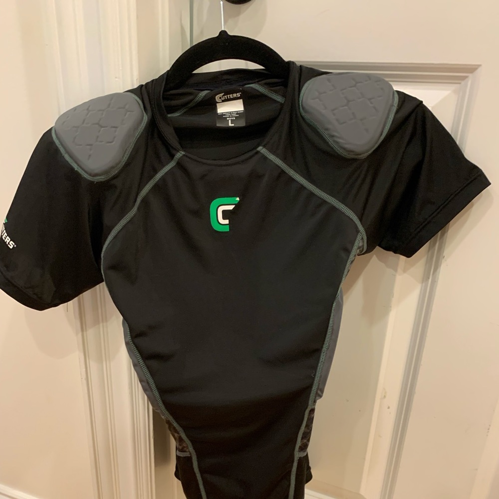 Padded football shirt